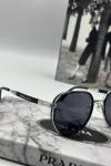 Prada Gümüş Siyah İthal Unisex Güneş Gözlüğü | G1831-VLL