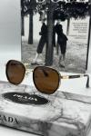 Prada Kahverengi  İthal Unisex Güneş Gözlüğü | G1832-VLL