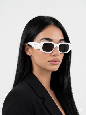 Prada Milano Beyaz Gümüş Yazılı İthal Kadın özlük G4241-VLL