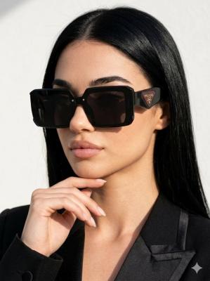Prada Milano Siyah Cam Kahve Logolu İthal Kadın Gözlük G4417-VLL