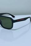 Prada Oval Yeşil Cam-Siyah Çerçeve İthal Erkek Gözlük G4395-VLL