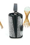 PRADA PANİER CRYSTAL SATİN BAG NEW MODEL BLACK