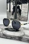 Prada Siyah-Gold  İthal Unisex Güneş Gözlüğü | G1828-VLL