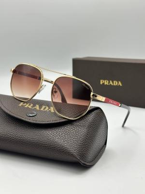 Prada Unisex Kahverengi İthal Güneş Gözlük G3456-VLL