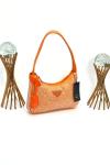 PRADA WİTH CRYSTALS MİNİ BAG ORANGE