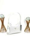 PRADA WİTH CRYSTALS MİNİ BAG WHİTE
