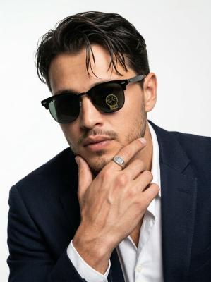 Rayban Clubmaster Siyah  İthal Unisex Güneş Gözlüğü G3883-VLL