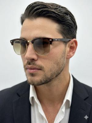 Rayban Clubmaster Kahverengi İthal Unisex Gözlük G4231-VLL