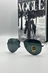 Rayban Damla Siyah Cam Siyah Çerçeve Erkek Güneş Gözlüğü | G1341