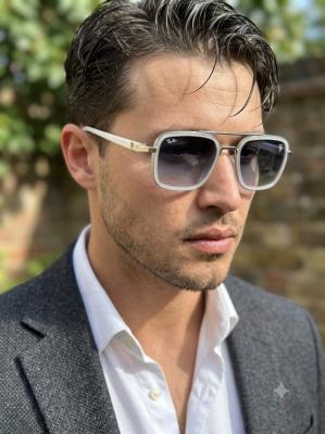 Rayban Ferrari Kare Pilot Mavi İthal Erkek Gözlük G4467-VLL