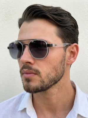 Rayban Ferrari Gri Füme Cam İthal Erkek Gözlük G4607-VLL