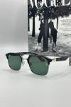 Rayban Ferrari Metal Kasa Yeşil Cam Siyah Erkek Güneş Gözlüğü G1362-ILY