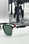 Rayban Ferrari Metal Kasa Yeşil Cam Siyah Erkek Güneş Gözlüğü G1362-ILY