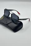 RayBan Scuderia Ferrari Özel Koleksiyon Siyah Kırmızı Sap Erkek Gözlük G4708-CN