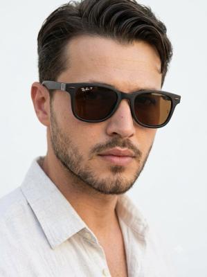 RayBan Scuderia Ferrari New Wayfarer Kahverengi Erkek Gözlük G4719-CN