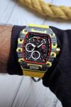Richard Mille ChronoGraph Sarı Erkek Kol Saati | S741