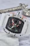 Richard Mille ChronoGraph Gri Şeffaf Erkek Kol Saati | S745