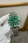 Rolex Çelik Gümüş  Yeşil Erkek Kol Saati | S753-VLL