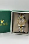 Rolex Datejust Taşlı Kadın Kol Saat S855