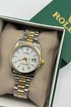 Rolex Datejust Gold-Gümüş Kadın Kol Saat S856
