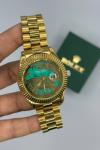 Rolex Datejust Gold Yeşil Kadran Erkek Kol Saat S915