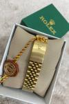 Rolex Datejust Gold Erkek Kol Saati  S585