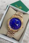 Rolex Datejust Rose Mavi Kadran Erkek Kol Saati  S589
