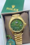 Rolex Day-Date Gold -Yeşil Kadran Erkek Kol Saati  S625