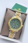 Rolex Day-Date Gold-Gümüş Erkek Kol Saati  S635