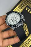 Rolex Daytona Black - White Erkek Kol Saat S886-DAY-T