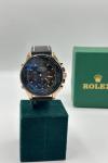 Rolex Deri Kordon Erkek Kol Saat S778