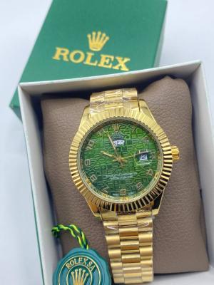 Rolex Gold Yeşil Kadran Erkek Kol Saati  S577