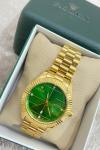 Rolex Gold Yeşil Kadran Erkek Kol Saati  S577