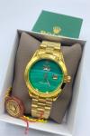 Rolex Oyster Perpetual Yeşil Kadran Kol Saati  S626