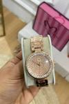 Rolex Rose Taşlı Kadın Kol Saati  S559