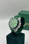 Rolex Silikon Kordon Yeşil Kol Saat S777