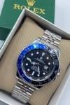 Rolex Submariner Gümüş Mavi Erkek Kol Saati  S602