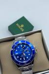 Rolex Submariner Gümüş Mavi Erkek Kol Saati  S603