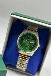 Rolex Yeşil Kadran Kadın Saat  S755-VLL