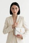 Saint Laurent Beyaz Zarf Çanta VLT-475