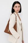 Tod s T Timeless Taba Deri Hobo Omuz Çantası VLT-436