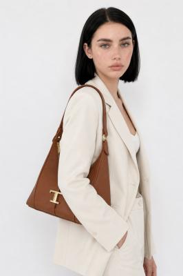 Tod s T Timeless Taba Deri Hobo Omuz Çantası VLT-436
