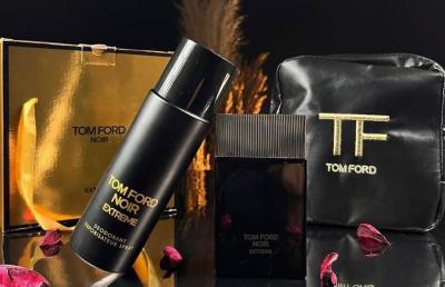 Tom Ford Men Noir Edp 100 Ml Parfümü ve deodorant çantalı Man