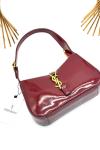YVES SAINT LAURENT LE 5 Â 7 SHOULDER BAGS BORDO