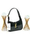 YVES SAINT LAURENT LE 5 Â 7 SHOULDER BAGS BLACK-G