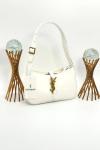 YVES SAINT LAURENT LE 5 Â 7 SHOULDER BAGS  WHİTE
