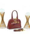 Miu Miu AVENTURE NAPPA TOP HANDLE BAG BORDO KADIN ÇANTA Bordo