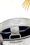 PRADA PANİER CRYSTAL SATİN BAG NEW MODEL ALL BLACK Siyah