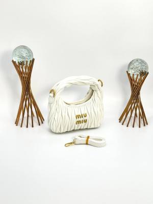 Miu Miu WANDER MINI SIZE WHİTE Kadın Çanta Beyaz