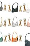 PRADA WİTH CRYSTALS MİNİ BAG SİLVER Gri
